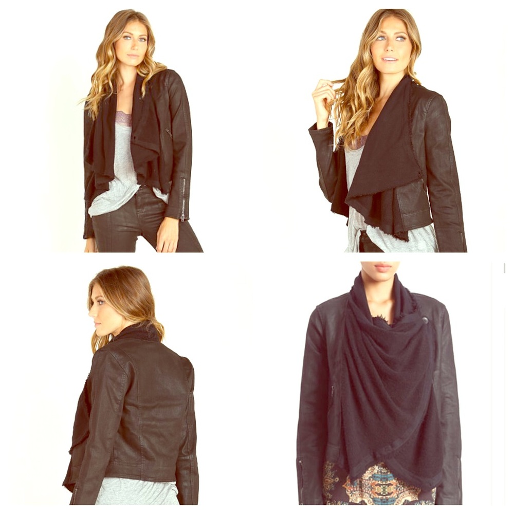 Free People Drape Front Jacket